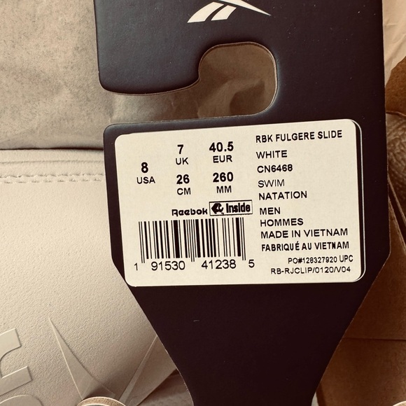 Reebok Fulgere Slides Mens Size 8 - Picture 6 of 6